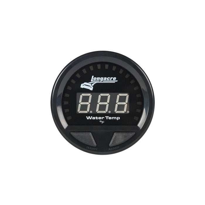 Longacre LON52-46860 Waterproof LED Water Temp Gauge 100-280f