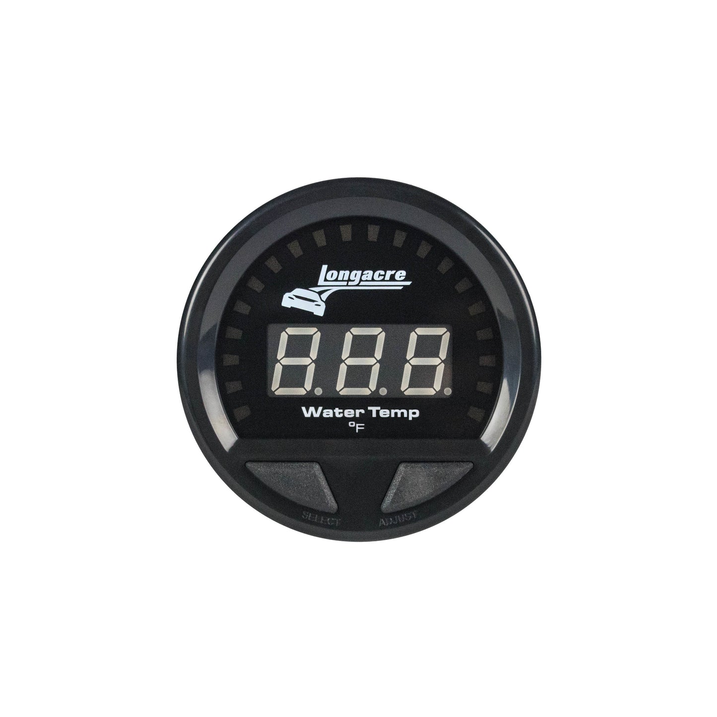 Longacre LON52-46860 Waterproof LED Water Temp Gauge 100-280f