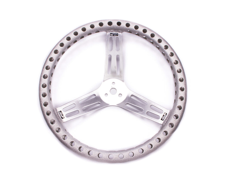 Longacre LON52-56837 Steering Wheel 15in Dished & Drilled