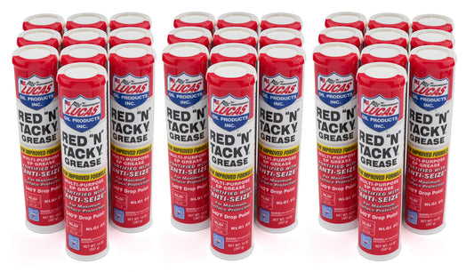 Lucas Oil LUC10005-30 Red-N-Tacky Grease Case/30-14oz Tube