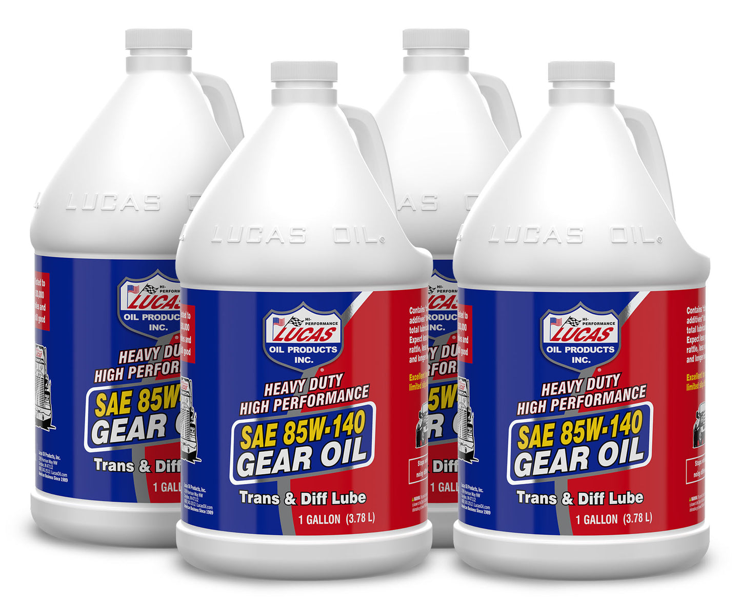Lucas Oil LUC10045-4 85w140 Gear Oil Case/4- Gal