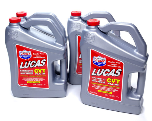 Lucas Oil LUC10112-4 Synthetic CVT Trans Fluid Case 4 x 1 Gallon