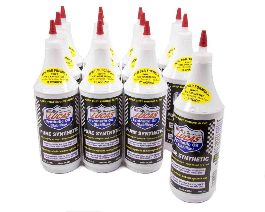 Lucas Oil LUC10130-12 Synthetic H/D Oil Stabi- lizer 12x1 Qt