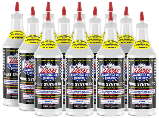 Lucas Oil LUC10130-12 Synthetic H/D Oil Stabi- lizer 12x1 Qt