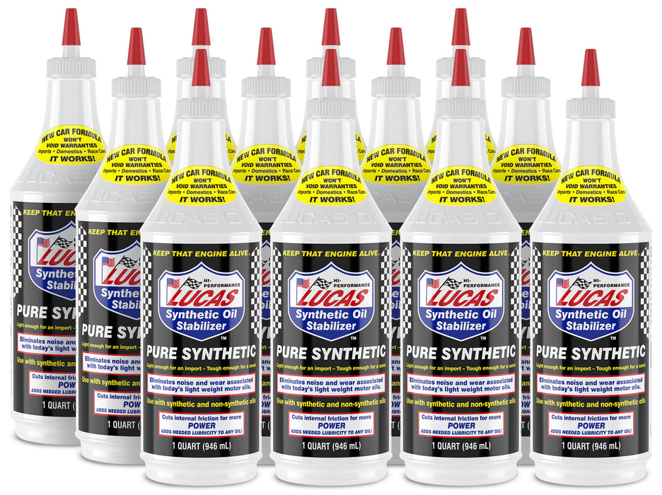 Lucas Oil LUC10130-12 Synthetic H/D Oil Stabi- lizer 12x1 Qt