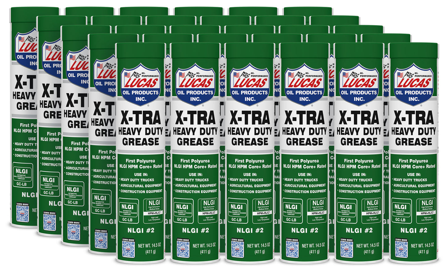 Lucas Oil LUC10301-30 X-Tra Heavy Duty Grease 30 x 14.5oz Cartridges