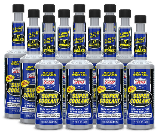 Lucas Oil LUC10640-12 Super Coolant Radiator Additive 12x16oz
