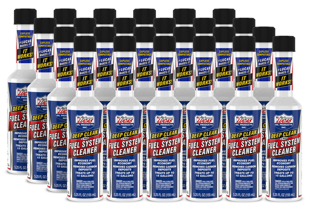 Lucas Oil LUC10669-24 Deep Clean Fuel System Cleaner Case 24x5.25 Oz.