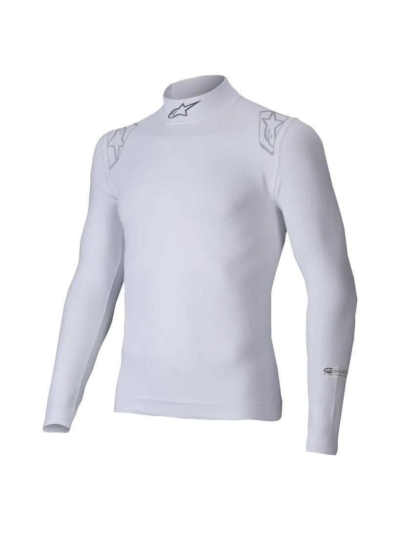 Alpinestars Usa ALP4750325-20-M/L Underwear Top ZX EVO V3 White Med/Lrg Long Slve