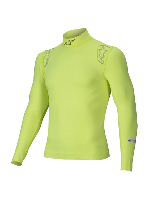 Alpinestars Usa ALP4750325-55-M/L Underwear Top ZX EVO V3 Flu Ylw Med/Lrg Long Slv