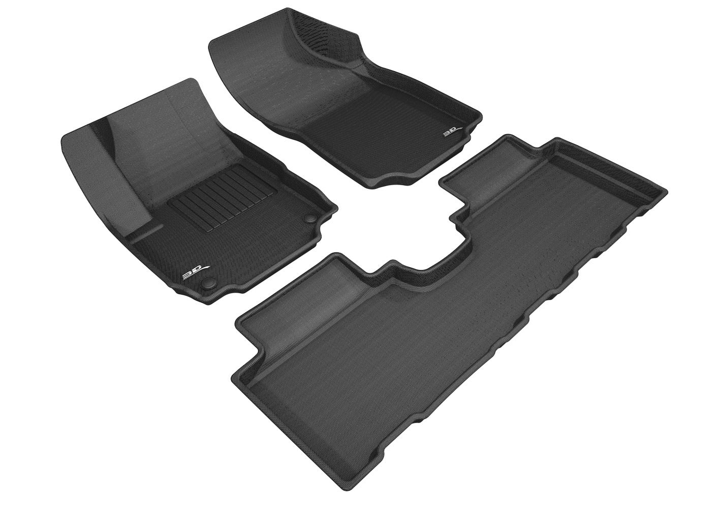 3d Maxpider M3DL1GM02301509 GMC Terrain 18- Kagu F loor Liner 1&2nd Row Blk