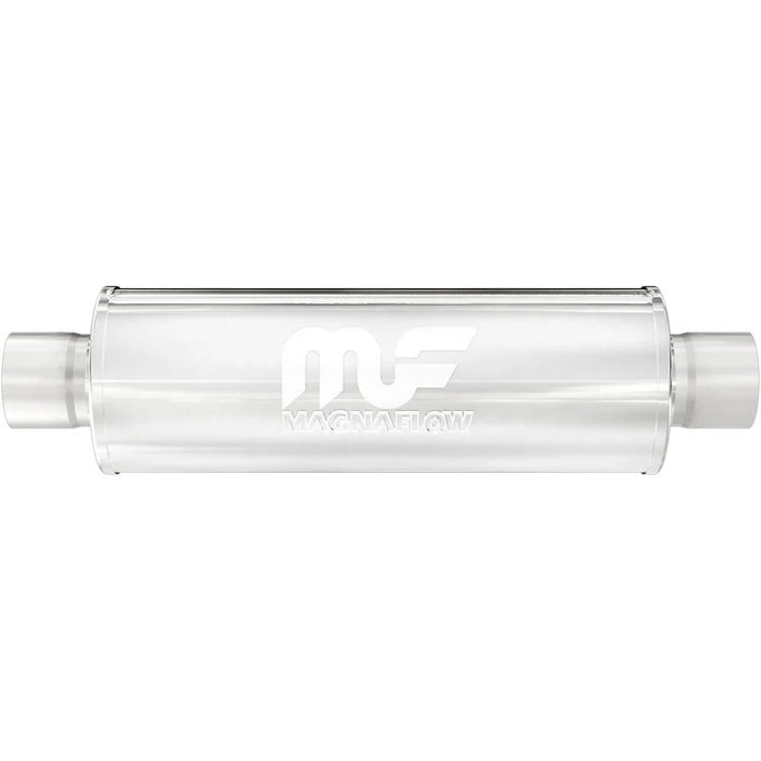 Magnaflow Perf Exhaust MAG10444 4in Round Muffler 2in In/Out