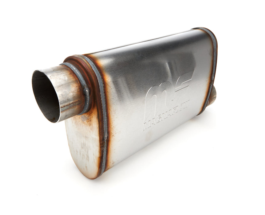 Magnaflow Perf Exhaust MAG11239 Stainless Steel Muffler 3in In/Out Offset/Offset