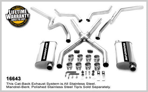 Magnaflow Perf Exhaust MAG16643 67-72 GM C10 P/U Cross