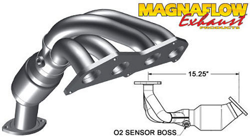 Magnaflow Perf Exhaust MAG49291 Exhaust Manifold Kit 02-09 Toyota 2.4L