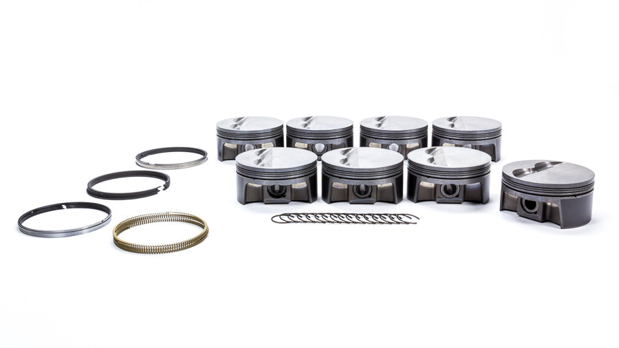 Mahle Pistons MAH197725150 SBC FT PowerPak Piston Set 4.050 Bore -5.0cc