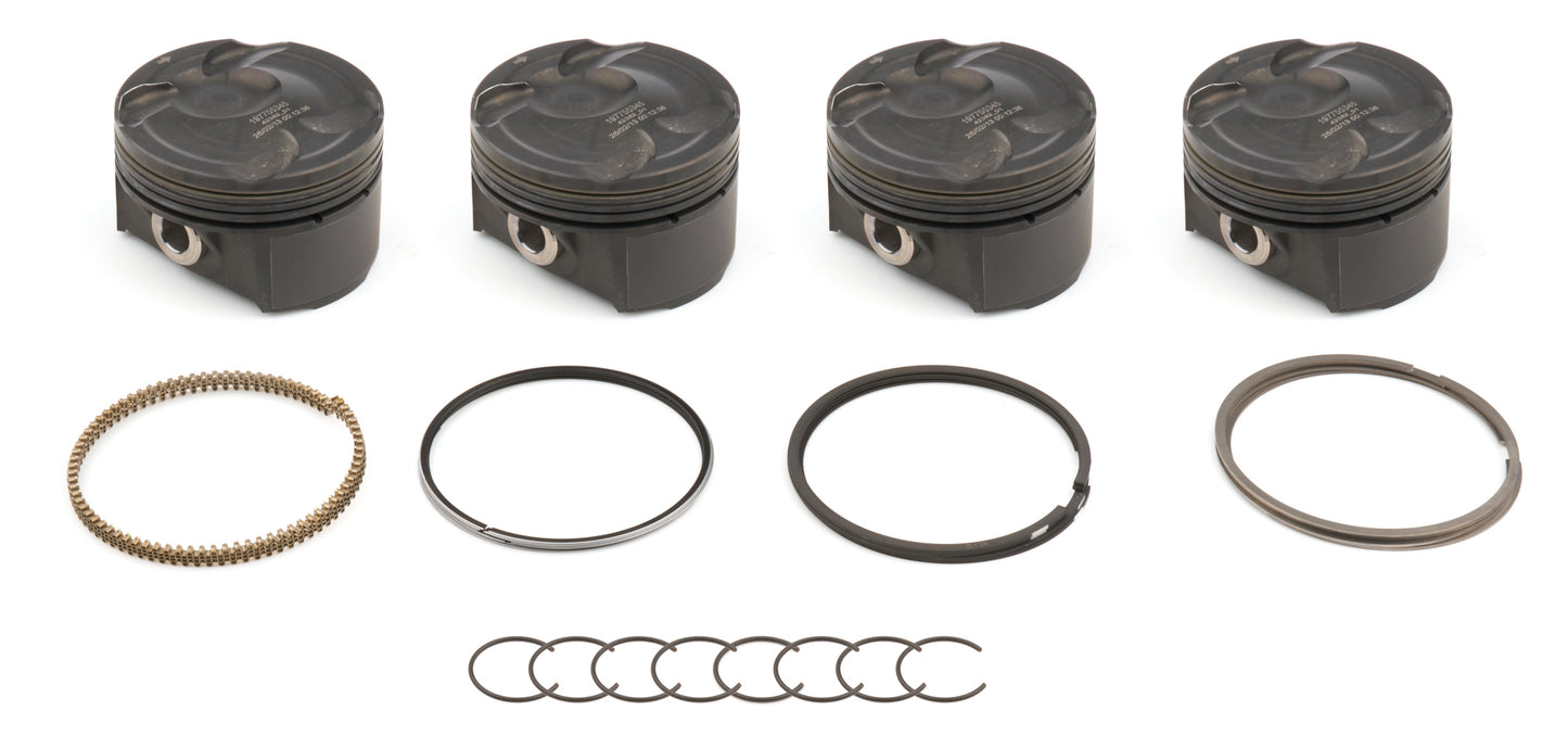 Mahle Pistons MAH197755345 Ford PowerPak Piston Set 2.3L Ecoboost 2015-2021