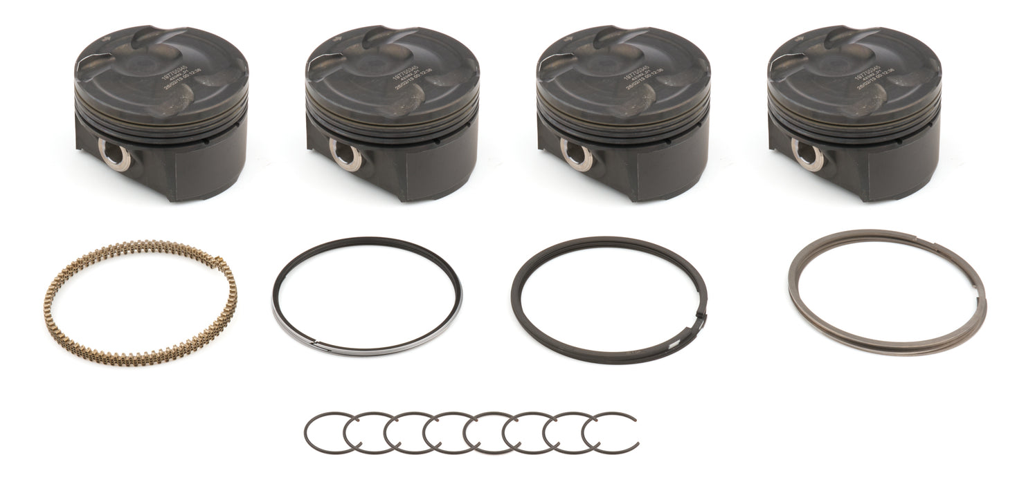 Mahle Pistons MAH197755345 Ford PowerPak Piston Set 2.3L Ecoboost 2015-2021