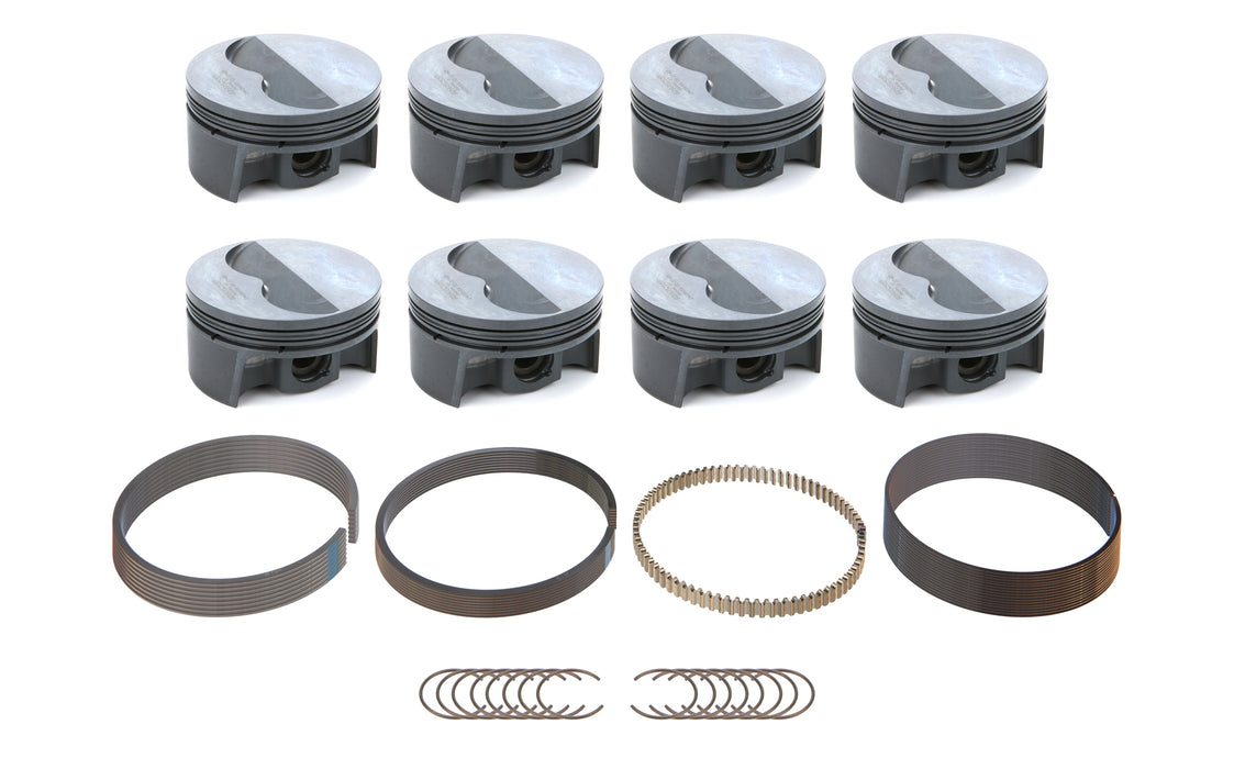 Mahle Pistons MAH929962550 BBC FT Powerpak Piston Set 4.350 Bore -8.1cc