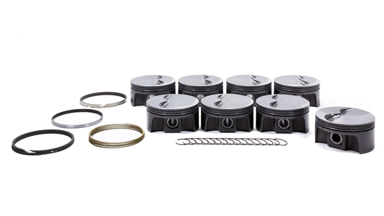 Mahle Pistons MAH930202640 SBC PowerPak F/T Piston Set 4.040 Bore