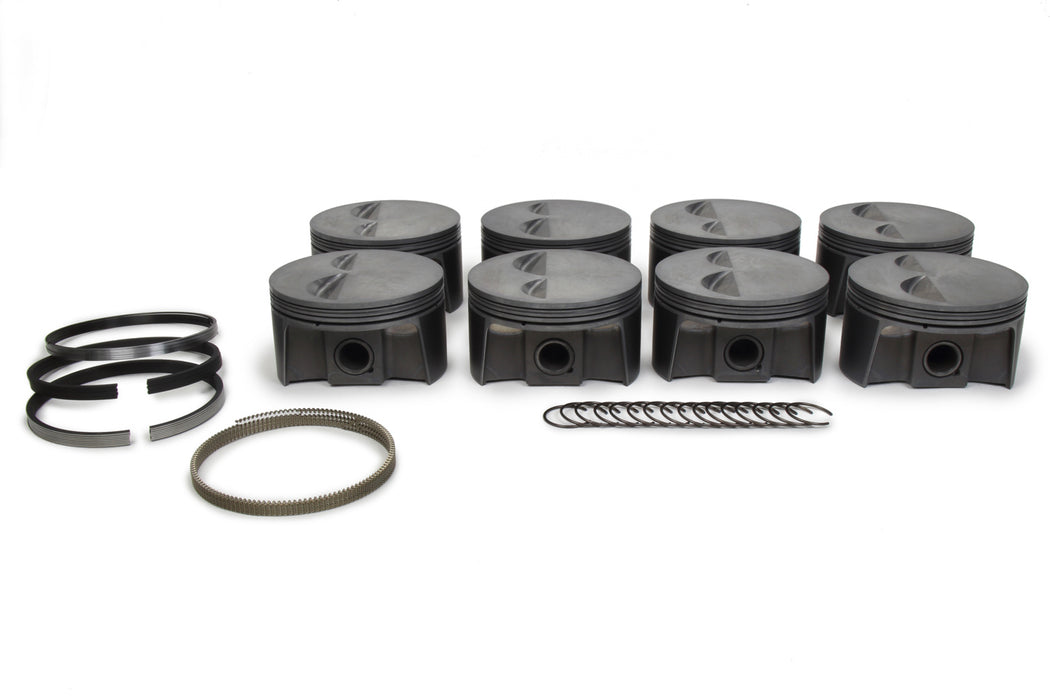 Mahle Pistons MAH930206630 SBC PowerPak F/T Piston Set 4.030 Bore