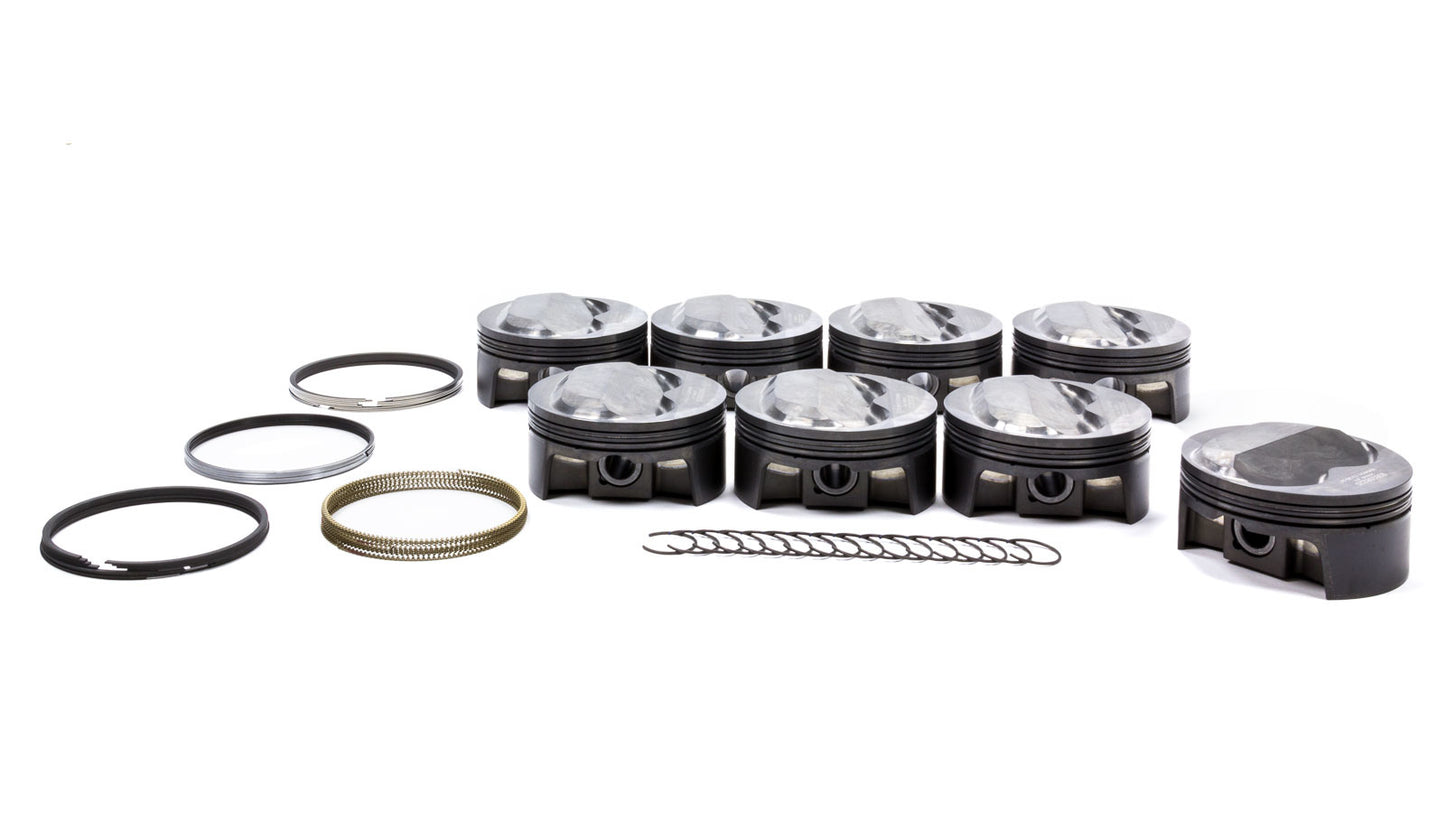 Mahle Pistons MAH930208225 SBC PowerPak F/T Piston Set 4.125 Bore