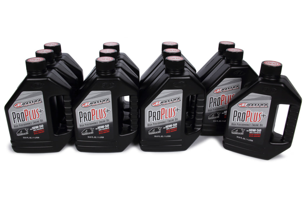 Maxima Racing Oils MAX30-19901 Pro Plus+ 10w50 Syntheti c Case 12 x 1 Liter