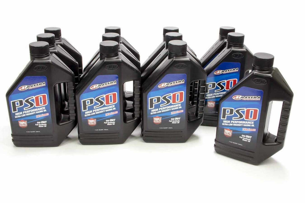 Maxima Racing Oils MAX39-03901 0w Synthetic Oil Case 12x1 Quart PS0