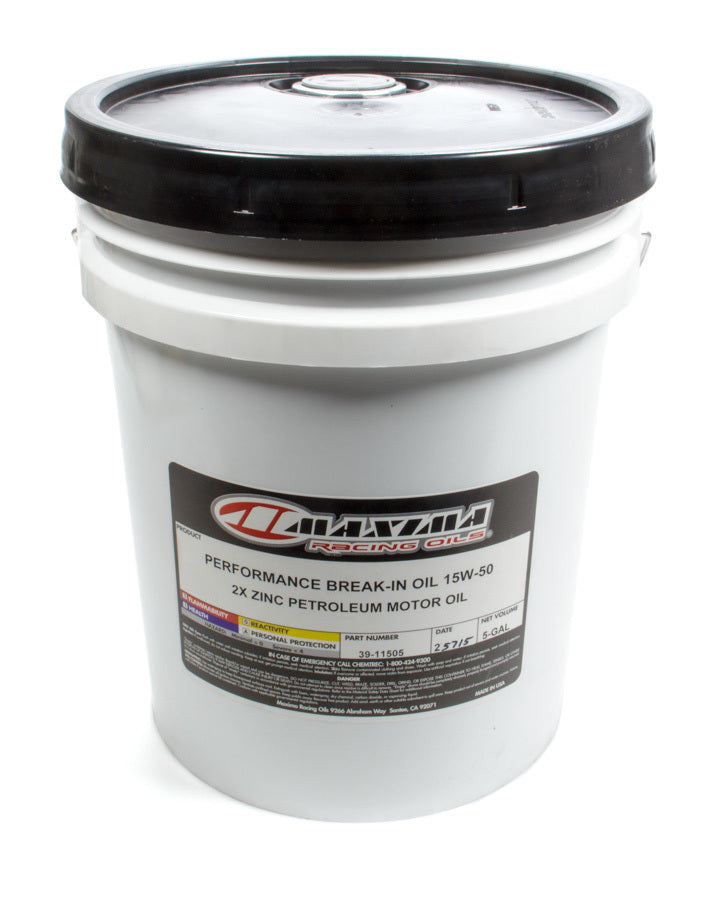 Maxima Racing Oils MAX39-11505 15w50 Break-In Oil 5 Gal