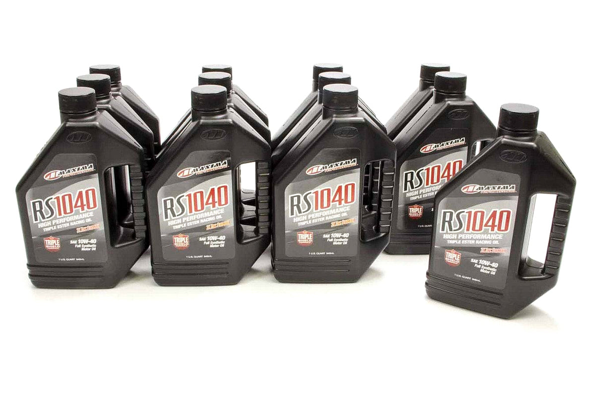 Maxima Racing Oils MAX39-16901 10w40 Synthetic Oil Case 12x1 Quart RS1040