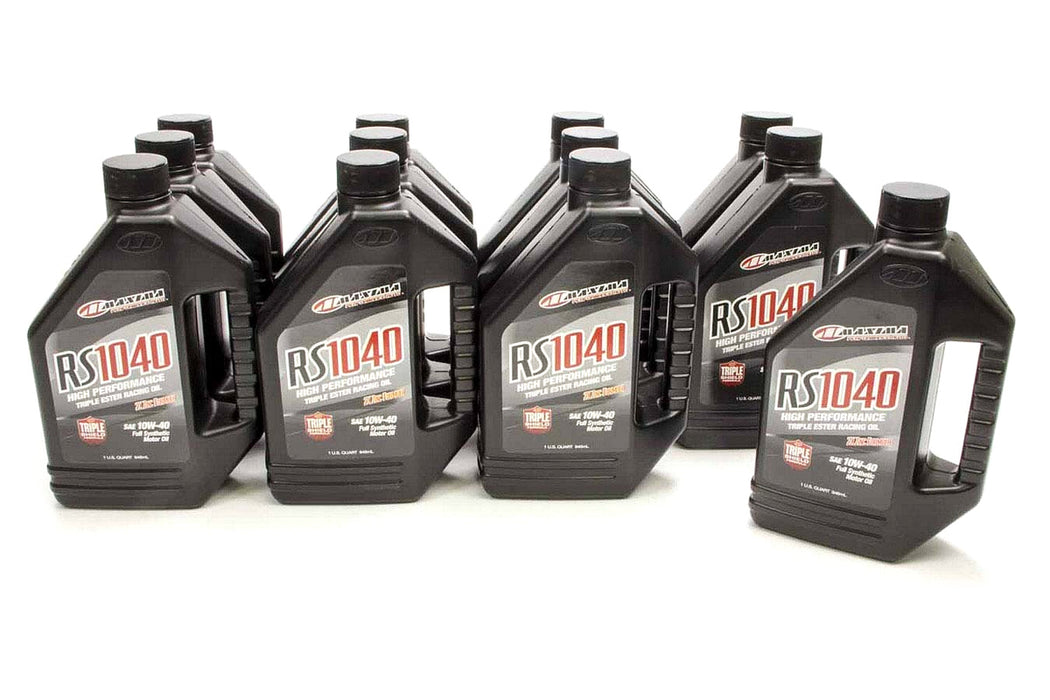Maxima Racing Oils MAX39-16901 10w40 Synthetic Oil Case 12x1 Quart RS1040