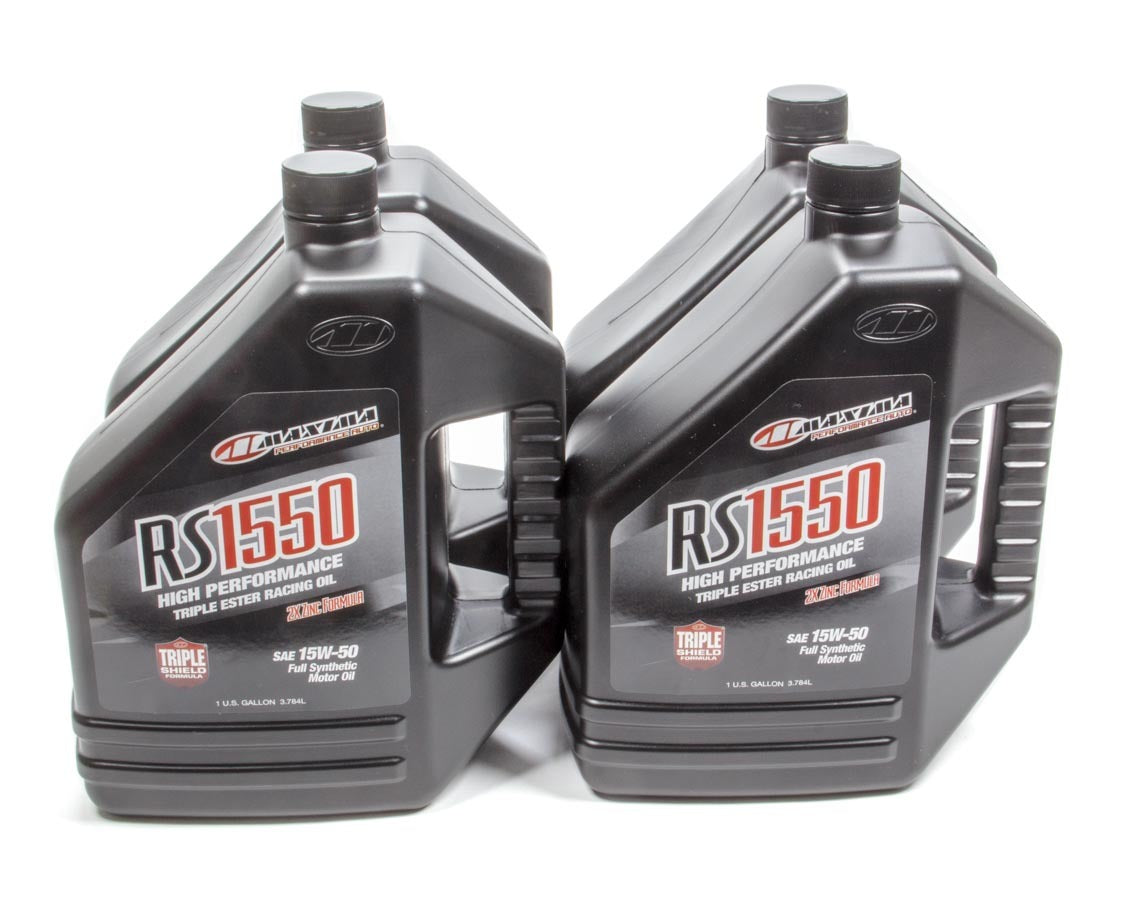 Maxima Racing Oils MAX39-329128 15w50 Synthetic Oil Case 4x1 Gallon RS1550