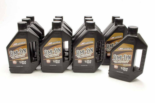 Maxima Racing Oils MAX39-34901B 10w40 Semi-Syn Oil Case 12x1 Quart