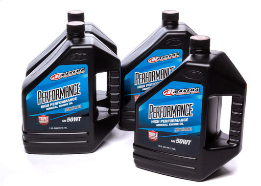 Maxima Racing Oils MAX39-369128 50w Petroleum Oil Case 4 x 1 Gallon