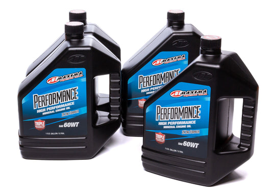 Maxima Racing Oils MAX39-379128 60w Petroleum Oil Case 4 x 1 Gallon