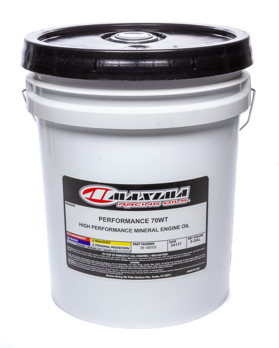 Maxima Racing Oils MAX39-38505 70w Petroleum Oil 5 Gal Pail