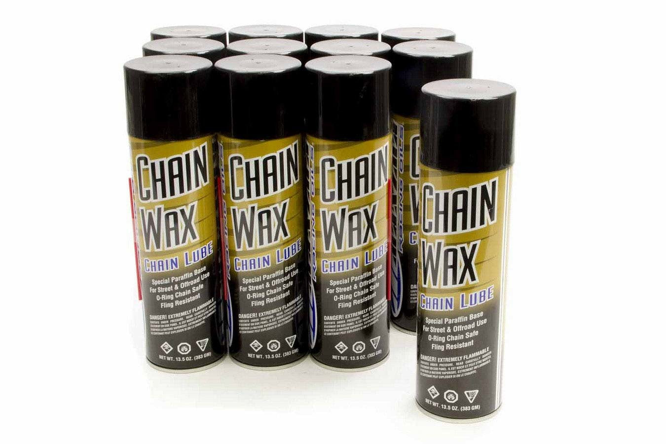 Maxima Racing Oils MAX74920 Chain Wax Chain Lube Case 12x13.5oz