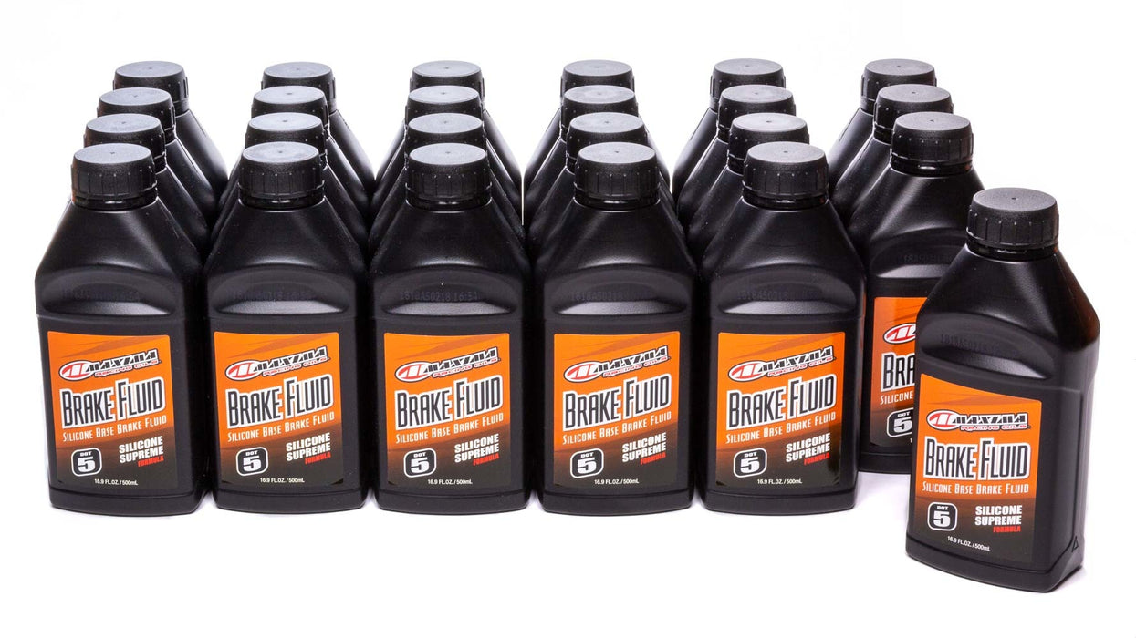 Maxima Racing Oils MAX80-81916 Brake Fluid Dot 5 Case 24 x 16.9oz. Bottle