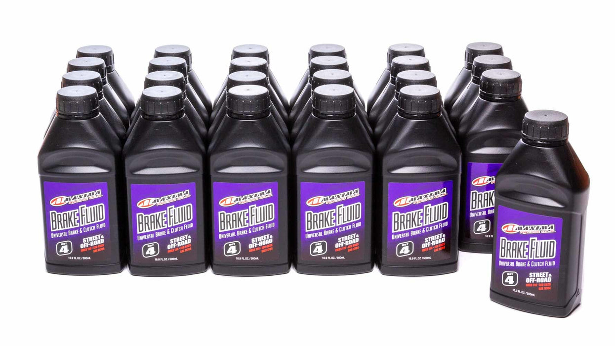 Maxima Racing Oils MAX80-86916 Brake Fluid Dot 4 Case 24 x 16.9oz. Bottle