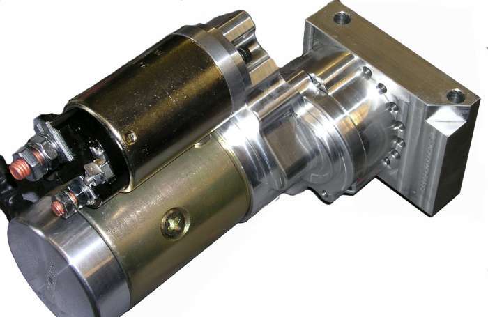 Meziere MEZTS400 HD Offset Starter - Chevy V8 168 Tooth