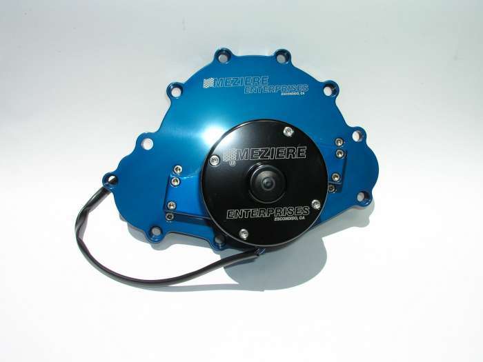 Meziere MEZWP103B Pontiac Billet Elec. W/P Blue
