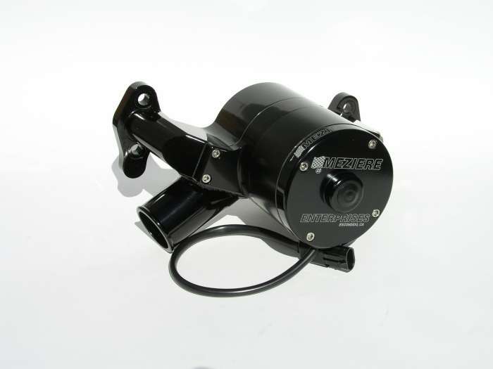 Meziere MEZWP301S SBC Billet Electric W/P - Hi-Flow - Black