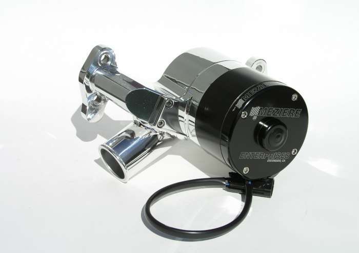 Meziere MEZWP301U SBC Billet Electric W/P - Hi-Flow - Polished