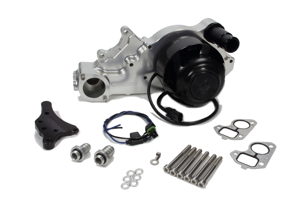 Meziere MEZWP330N LS3 Billet Electric W/P & Idler Corvette 10-13