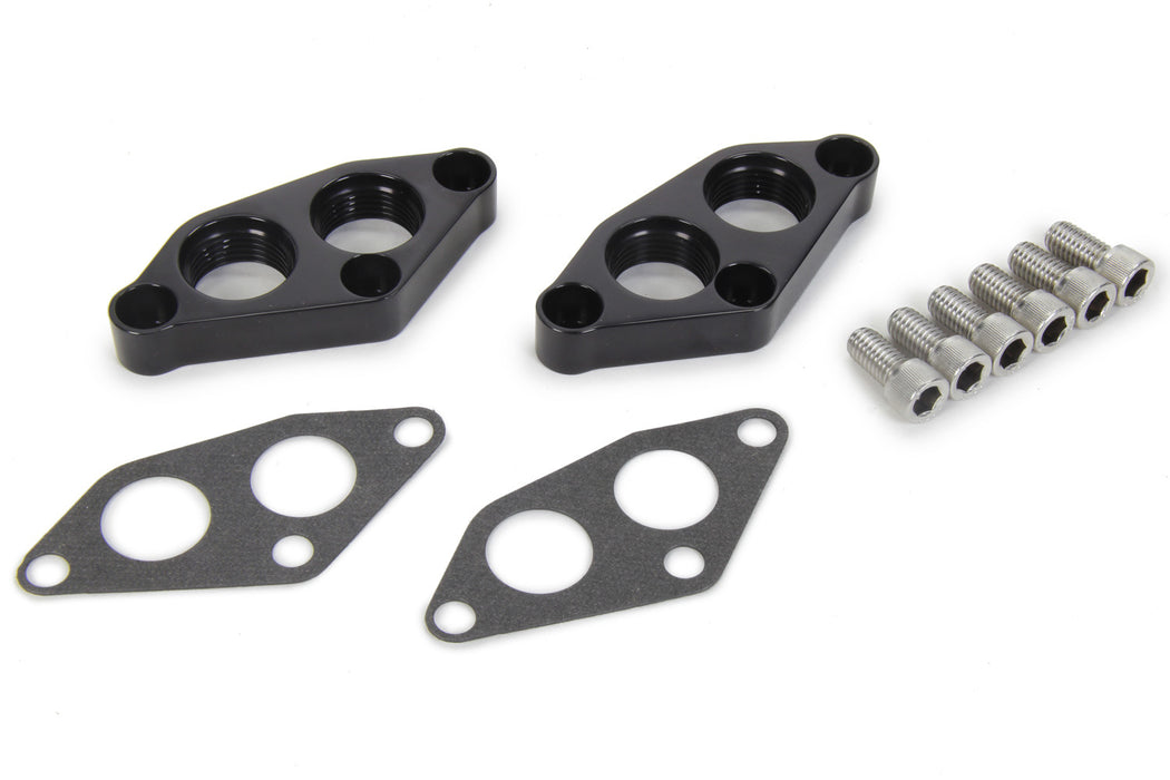 Meziere MEZWP84S Water Pump Port Adapters 12an Female BBM 2pk