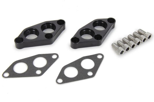 Meziere MEZWP84S Water Pump Port Adapters 12an Female BBM 2pk