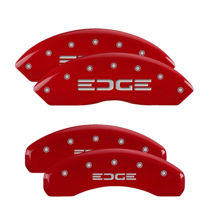 Mgp Caliper Cover MGP10119SEDGRD 11-14 Ford Edge Caliper Covers Red