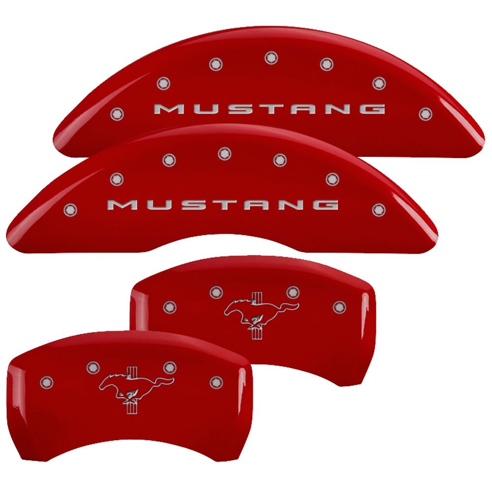 Mgp Caliper Cover MGP10200SMB2RD 15- Mustang Caliper Covers Red