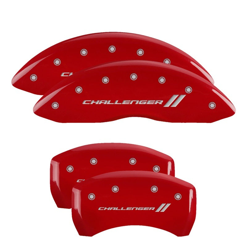Mgp Caliper Cover MGP12162SCL1RD 15-17 Dodge Challenger Caliper Covers Red