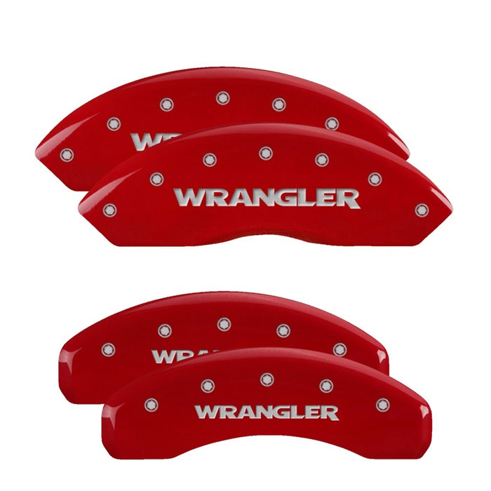 Mgp Caliper Cover MGP42007SWRGRD 07- Wrangler Caliper Covers Red